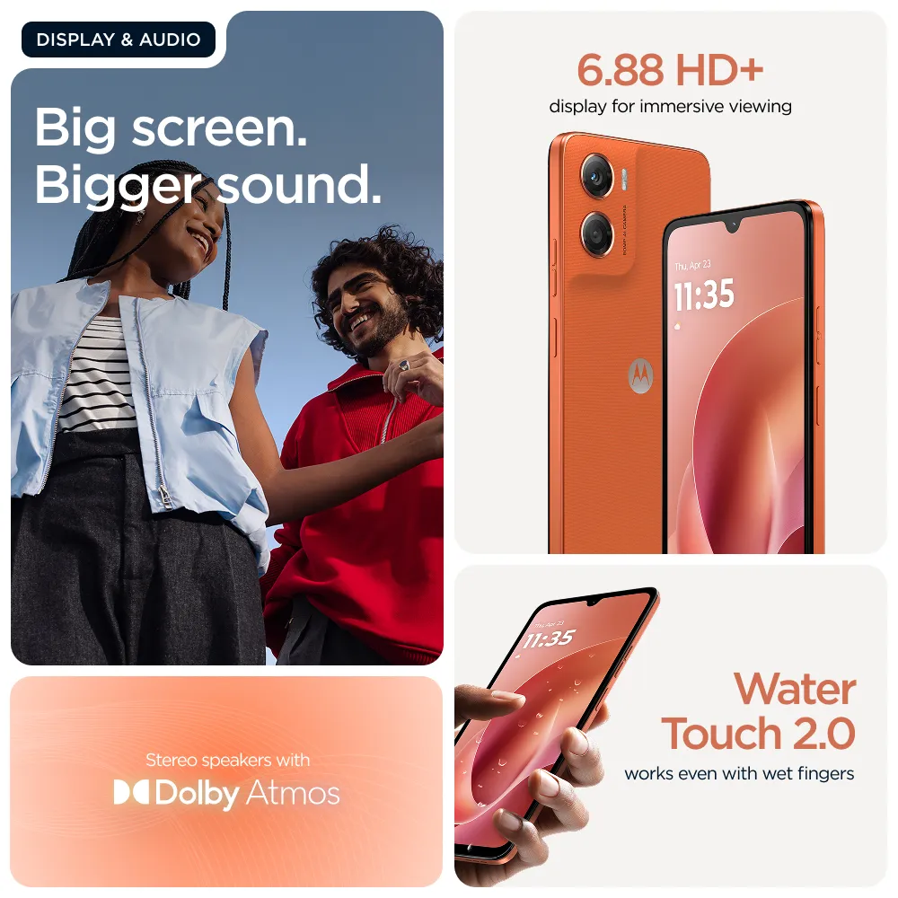 Motorola moto g06 4/64GB, Arabesque Orange