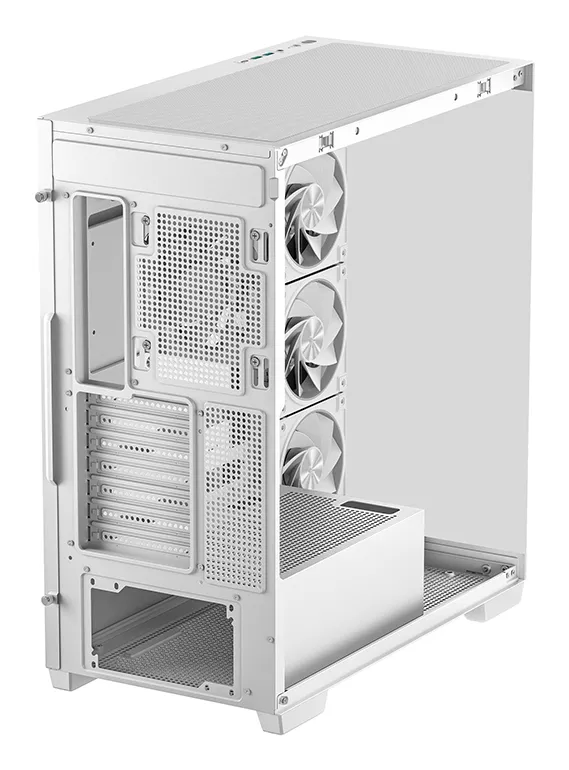 DeepCool CG580 4F V2 WH Midi-Tower Case with window, with RGB lighting, White
