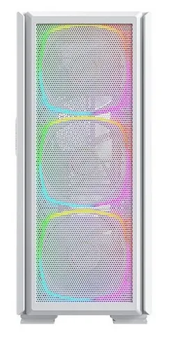Montech Sky Two GX White - Midi-tower, E-ATX, 3x ARGB PWM fans