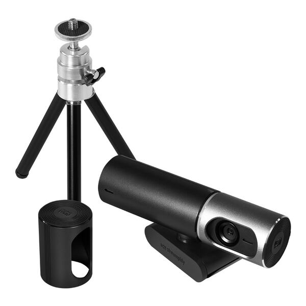 Streamplify CAM PRO 4K UHD Webcam, Tripod, Black