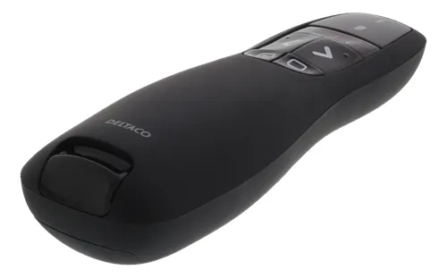 Deltaco WP-001 Wireless -laseresityskaukosäädin, Musta