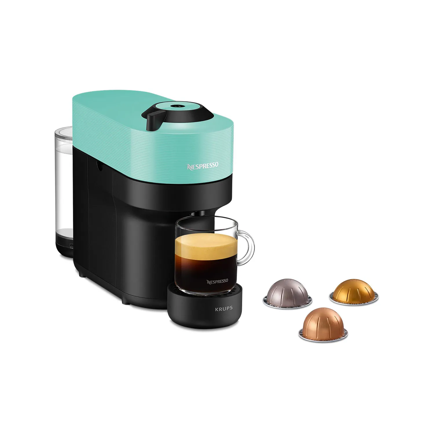 Krups Nespresso Vertuo Pop - kapselmaskin, mint