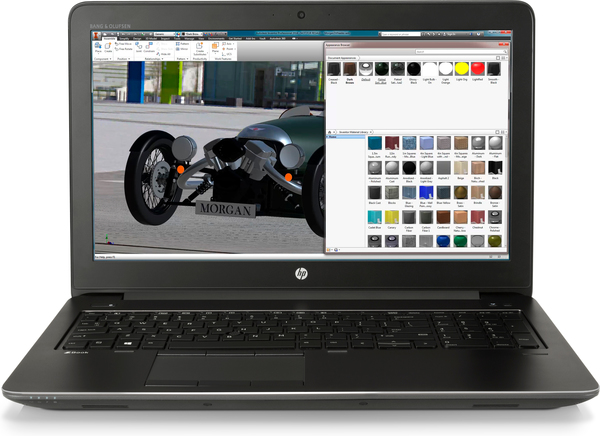 HP 15.6" ZBook 15 G4, 256GB, NVIDIA Quadro M1200M 4GB, Win 10 Pro - b&auml;rbar dator, svart