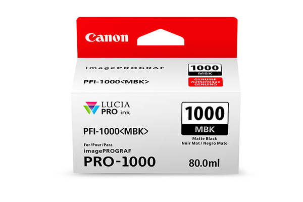 CANON PFI-1000 MBK Matte Black Ink Tank 80ml