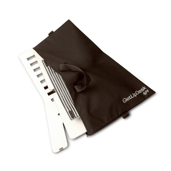 GetUpDesk Light sis&auml;lt&auml;en teline ja kantokassi