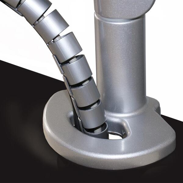 FORMING FUNCTION Stockholm Monitor Arm, for 1 monitor, with gas spring, 8kg, VESA 75/100, Silver