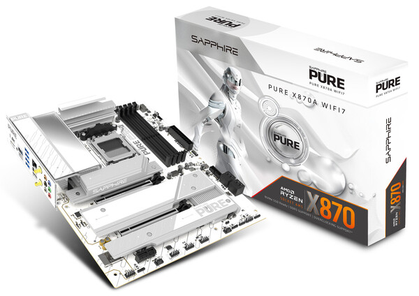 Sapphire PURE X870A WiFi 7 AM5 ATX Motherboard