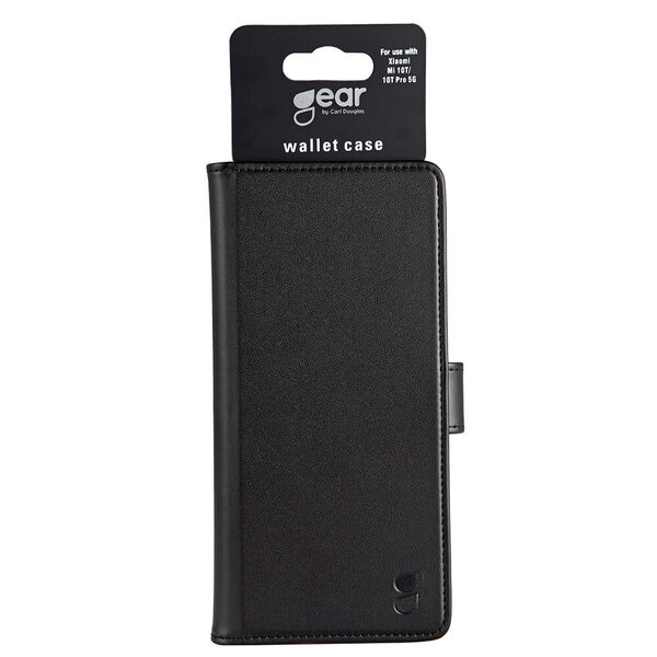 GEAR Wallet, Xiaomi Mi 10T Pro 5G - Wallet Case, Black