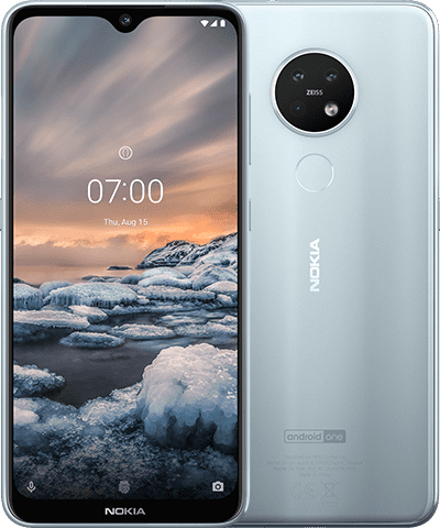 Nokia 7.2 128GB/6 Dual-Sim - mobiltelefon, ice