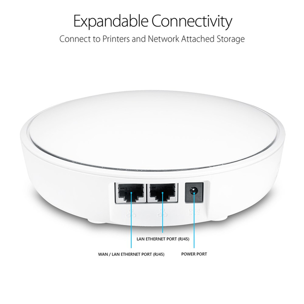 Asus Lyra AC2200 - WiFi Mesh-system, White (3-pack)