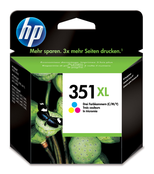 HP No351XL Ink Cart/Tri-colourViveraInks