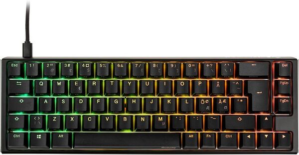Ducky One 3 - Classic Black / White Nordic - SF 65% - Gateron Baby Kangaroo - RGB