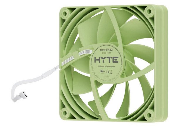 HYTE FA12, 120 mm, PWM, nestelaakeri -tuuletinsarja, 4 kpl, Matcha