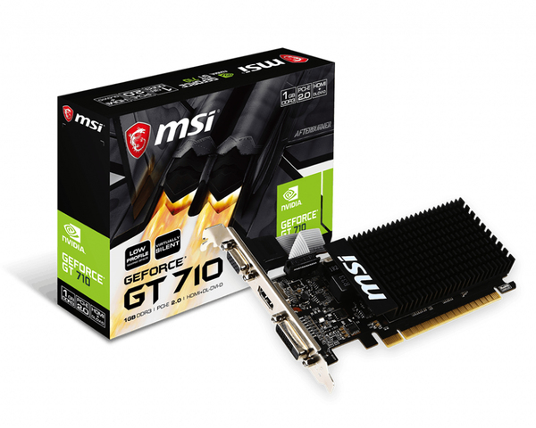 MSI GeForce GT 710  Low Profile 1GB - Graphics card