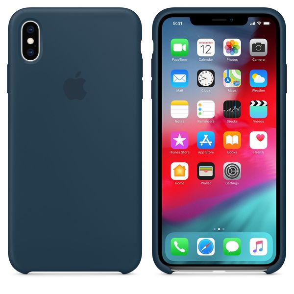 Apple iPhone XS Max Silicone Case - Pacific Green