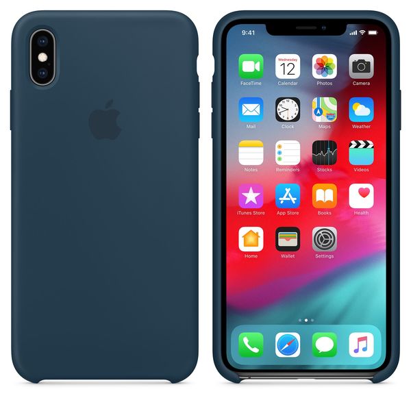 Apple iPhone XS Max Silicone Case - Pacific Green