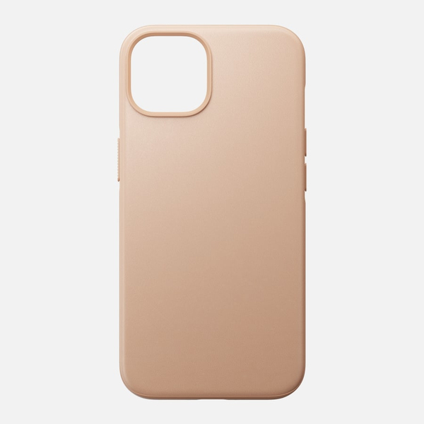 Nomad Modern Leather Case - iPhone 14 Natural Horween Leather