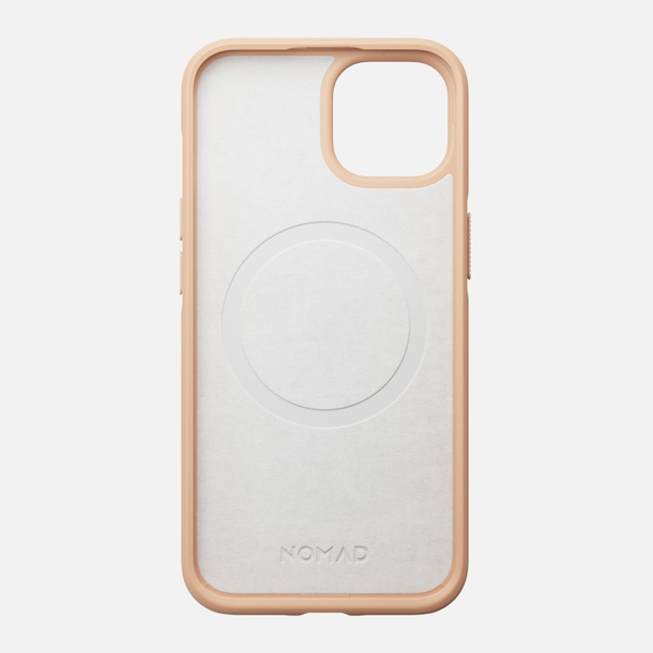 Nomad Modern Leather Case - iPhone 14 Natural Horween Leather