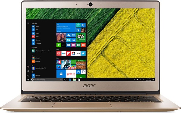 Acer 13.3" Swift 1, 128GB SSD, Win 10 - Notebook, Gold