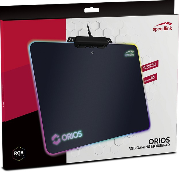 Speedlink Orios RGB -pelihiirimatto, 350x250 mm, Musta
