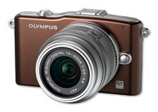 OLYMPUS E-PM1 12,3MPix Kit 1442 brown