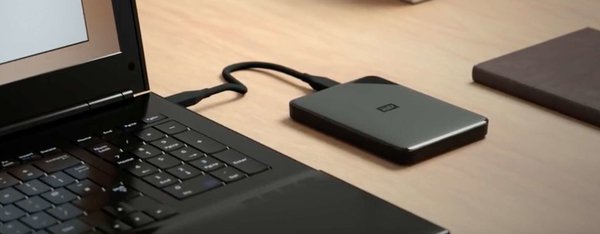 WD Elements SE 500GB - External HDD, Black