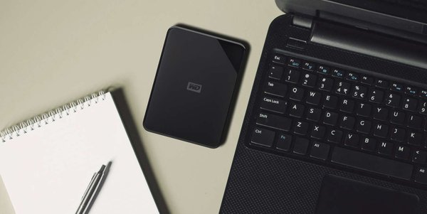 WD Elements SE 500GB - External HDD, Black