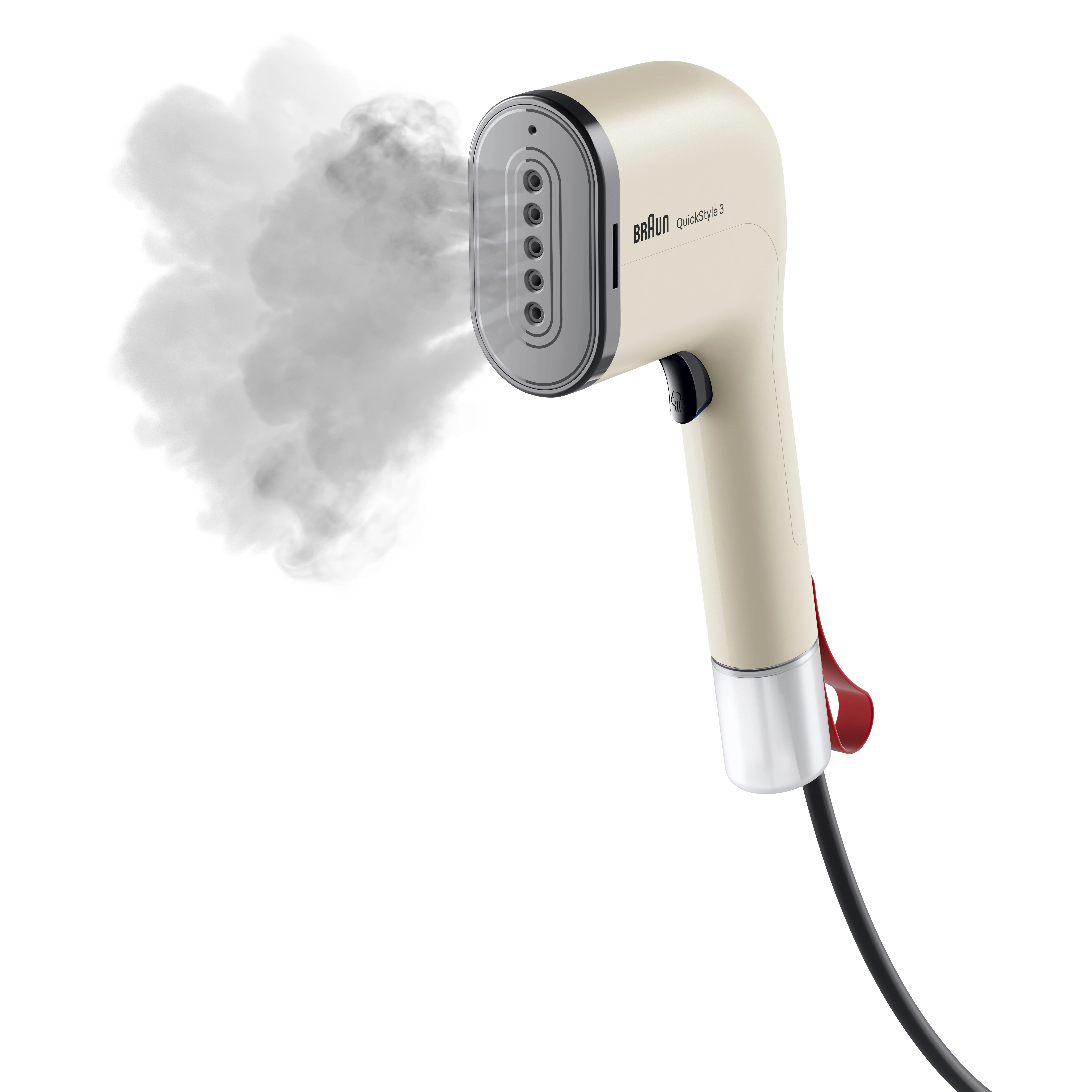 Braun QuickStyle 3 GS3012 BG Handheld Steamer, 1100W, 0.07L, Beige