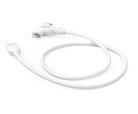 Hama USB-C - USB-C/Lightning - kabel, Vit, 1m