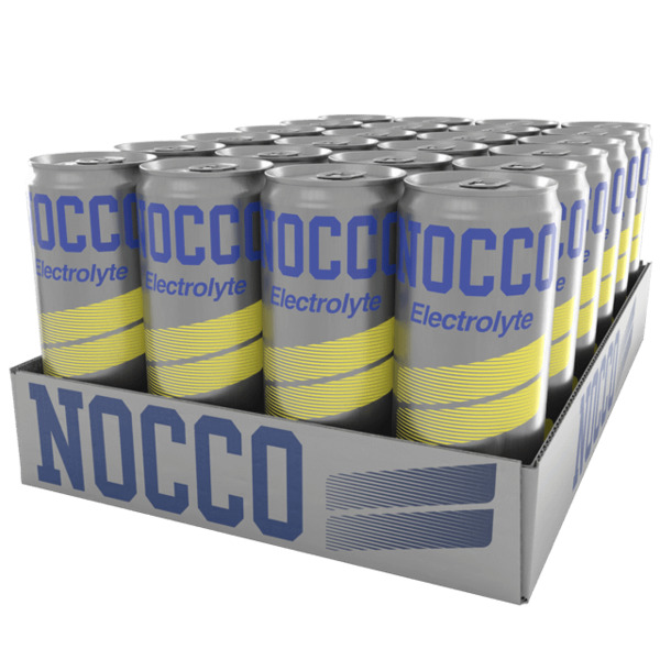 Nocco Electrolyte Lemon-Lime - carbonated drink, 355ml 24-pack