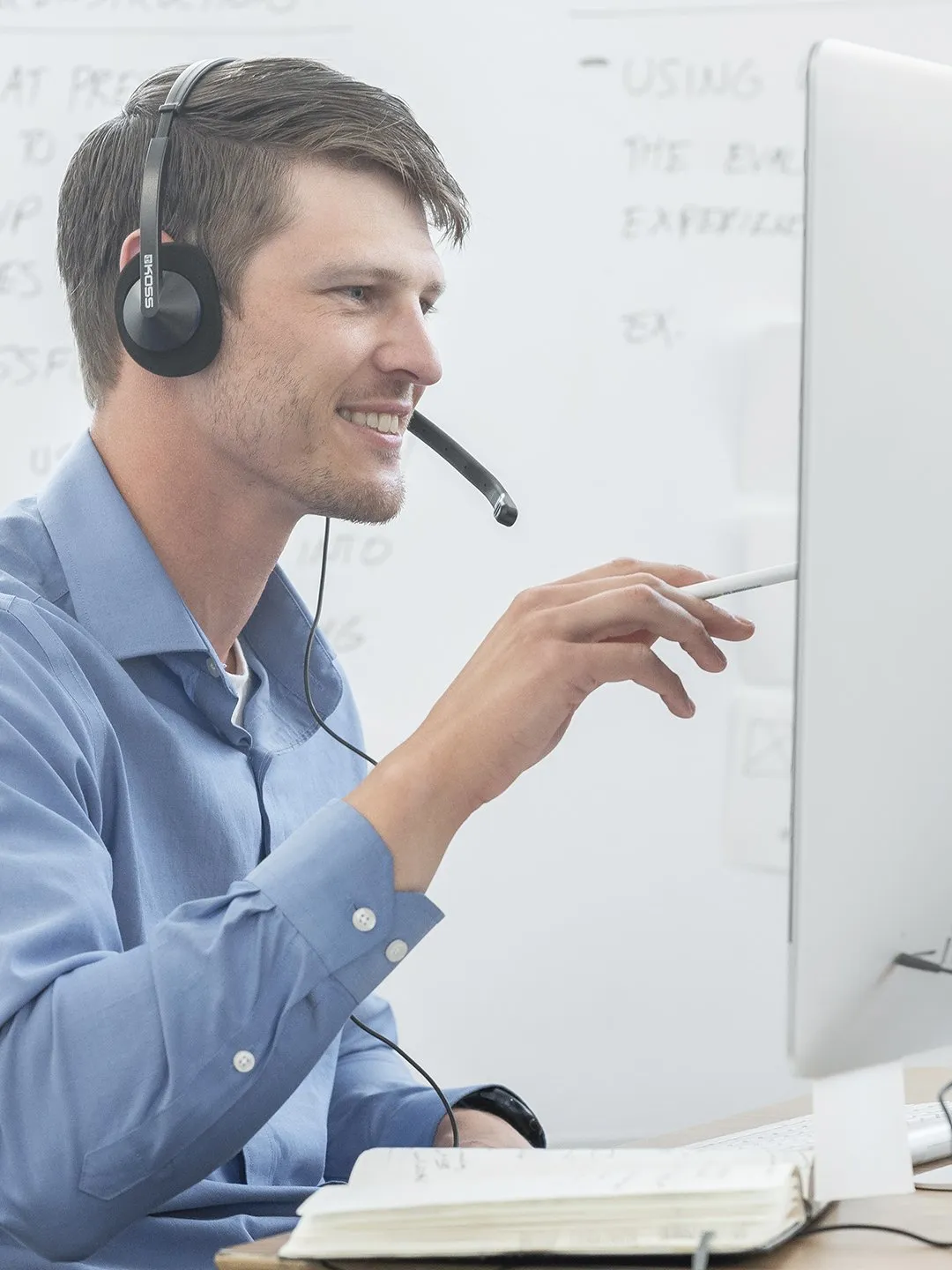 Koss CS200 USB - headset, svart