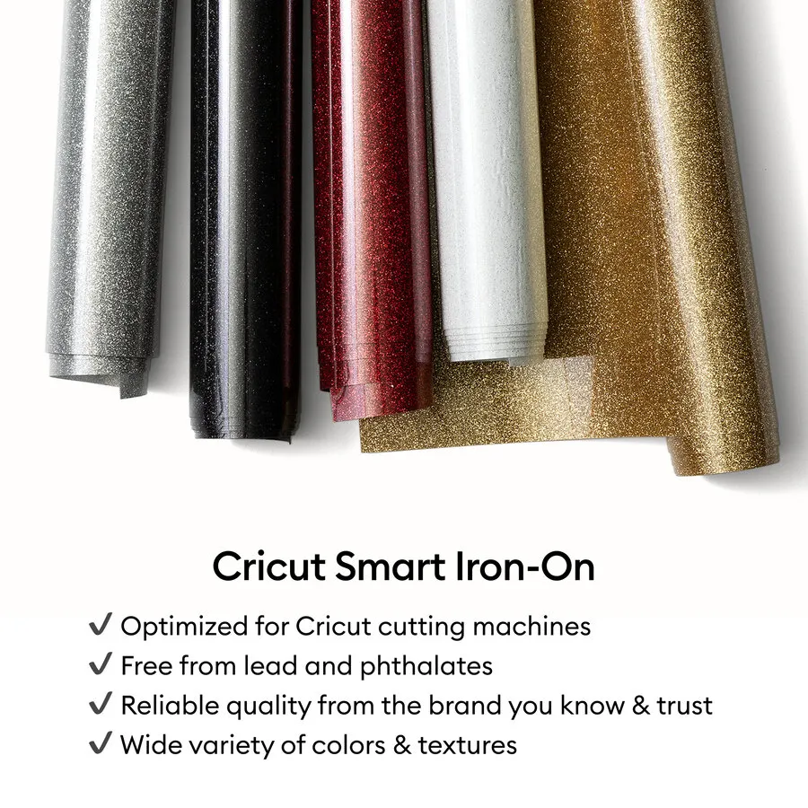 Cricut Joy Smart Iron-on 14x48cm (Glitter White)