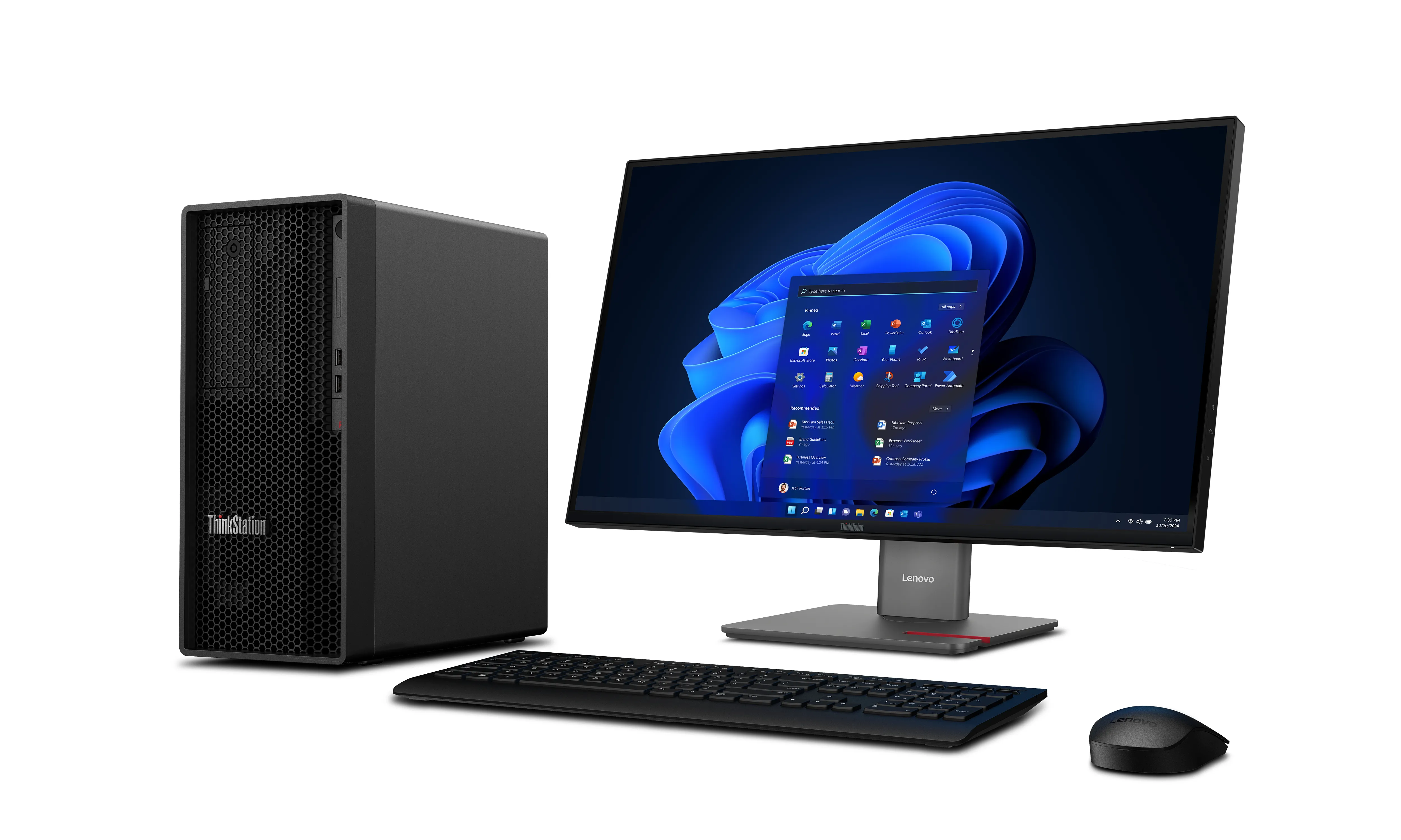 Lenovo ThinkStation P2 Tower Gen 2 Core Ultra 7 265K, 32GB, 1TB, RTX PRO 2000 Blackwell, Win 11 Pro Workstation, Black