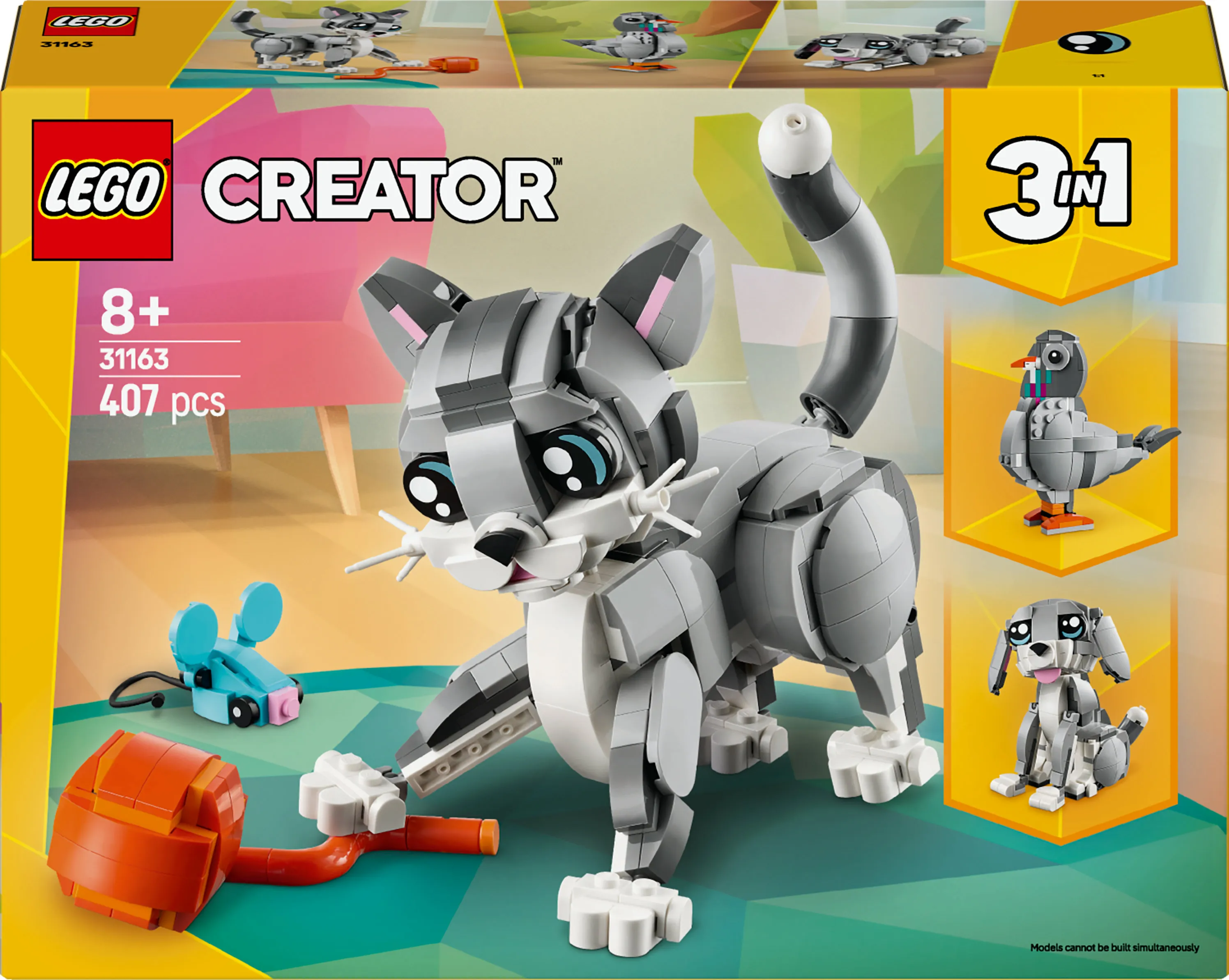 LEGO Creator 3in1 Leikkis&auml; kissa 31163