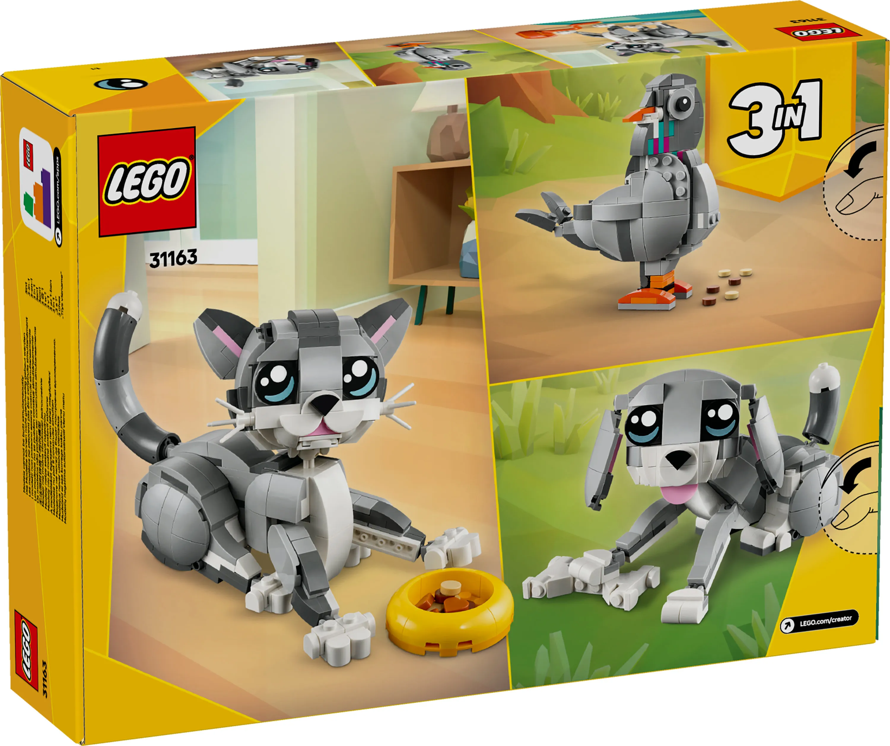 LEGO Creator 3in1 Leikkis&auml; kissa 31163