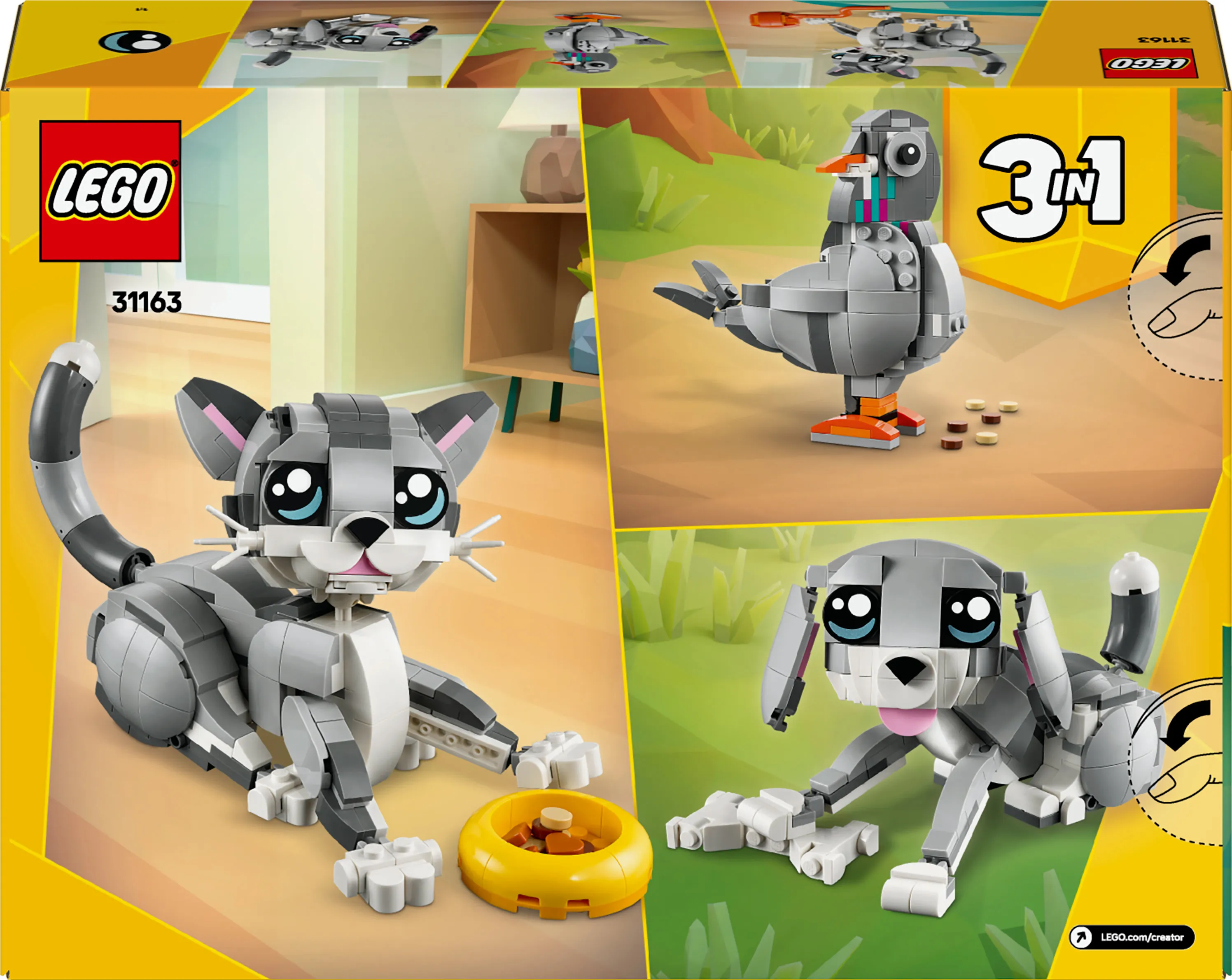 LEGO Creator 3in1 Leikkis&auml; kissa 31163
