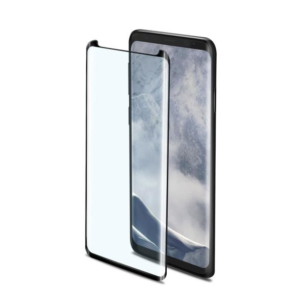 CELLY 3D FULL GLASS GALAXY S9 BLACK FRAME