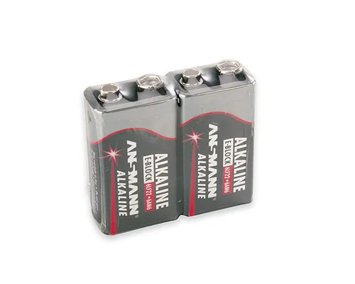 1x2 9V Alkaline battery