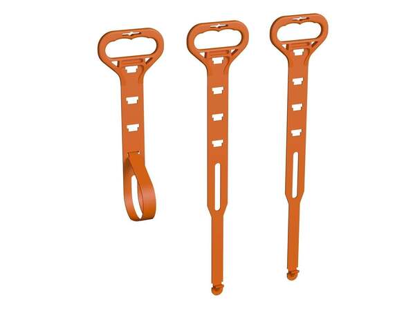 D-Line Cable Hanger - Kaapelipidike, Oranssi