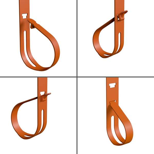 D-Line Cable Hanger - Kaapelipidike, Oranssi
