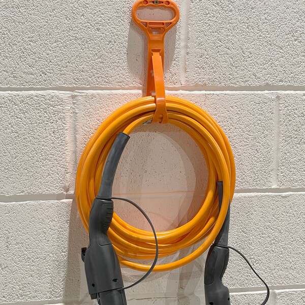 D-Line Cable Hanger - Kaapelipidike, Oranssi