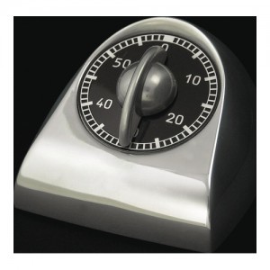 Klassinen ajastinkello, alumiini, 60 min.