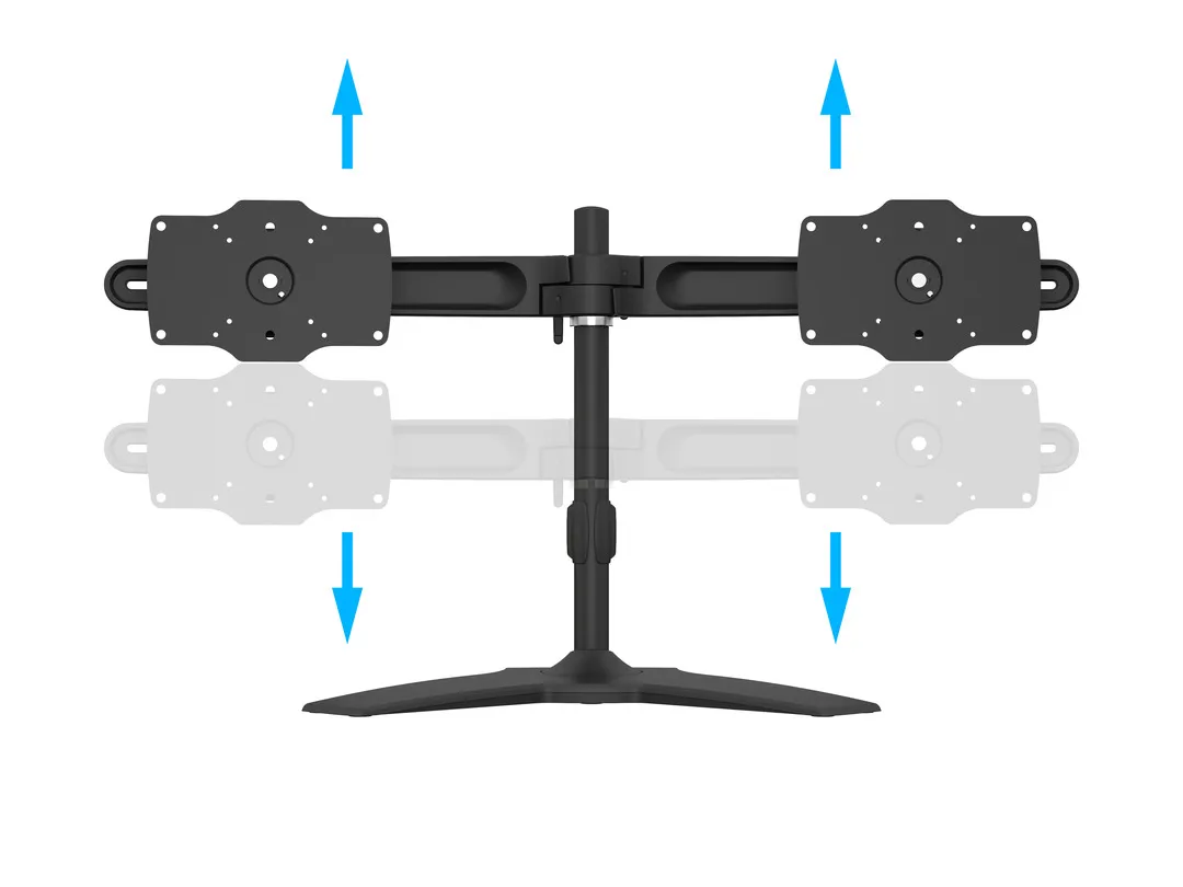Multibrackets M VESA Desktopmount Dual Stand - monitorstativ, svart, 24&quot;-32&quot;, 2x15kg