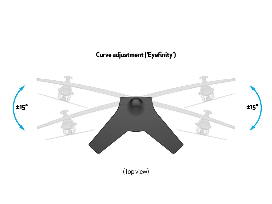Multibrackets M VESA Desktopmount Dual Stand - monitorstativ, svart, 24"-32", 2x15kg