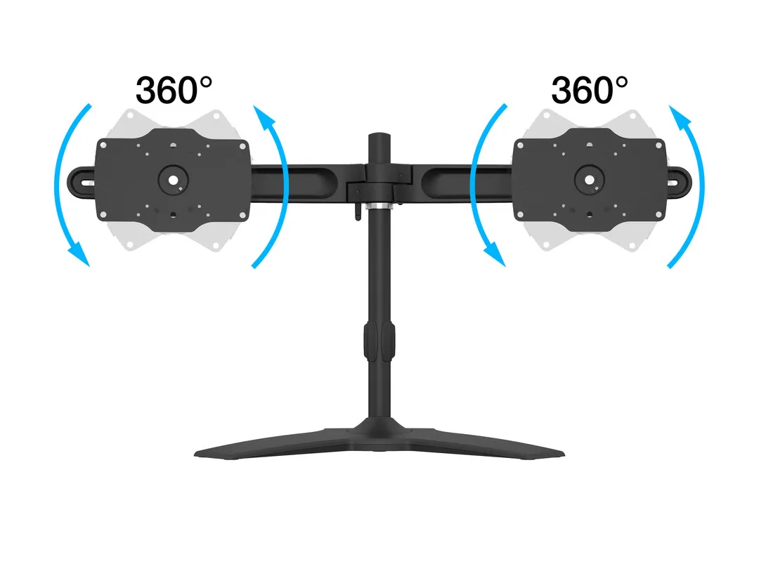 Multibrackets M VESA Desktopmount Dual Stand - monitorstativ, svart, 24&quot;-32&quot;, 2x15kg