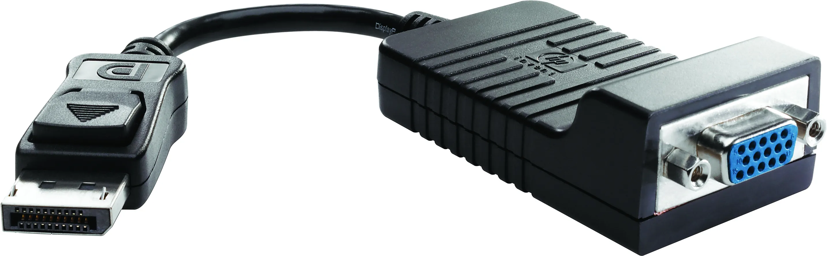 HP DisplayPort To VGA Adapter  -adapteri, Musta