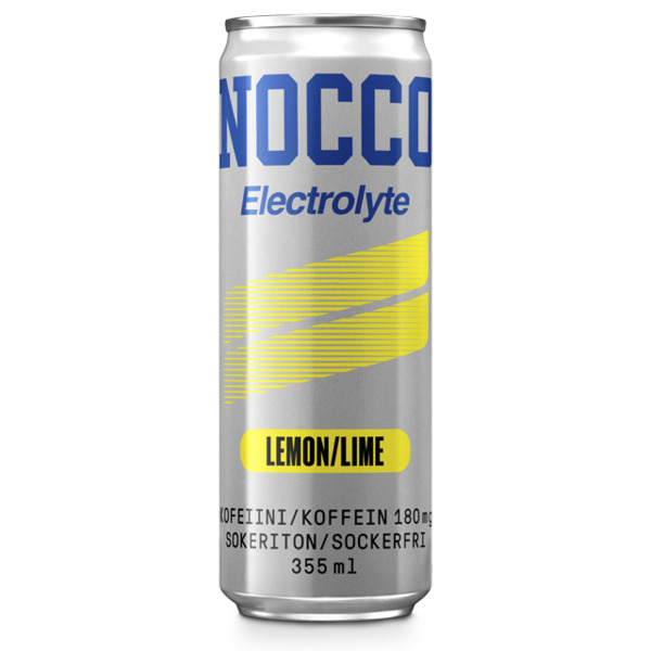 Nocco Electrolyte Lemon-Lime - carbonated drink, 355ml 24-pack