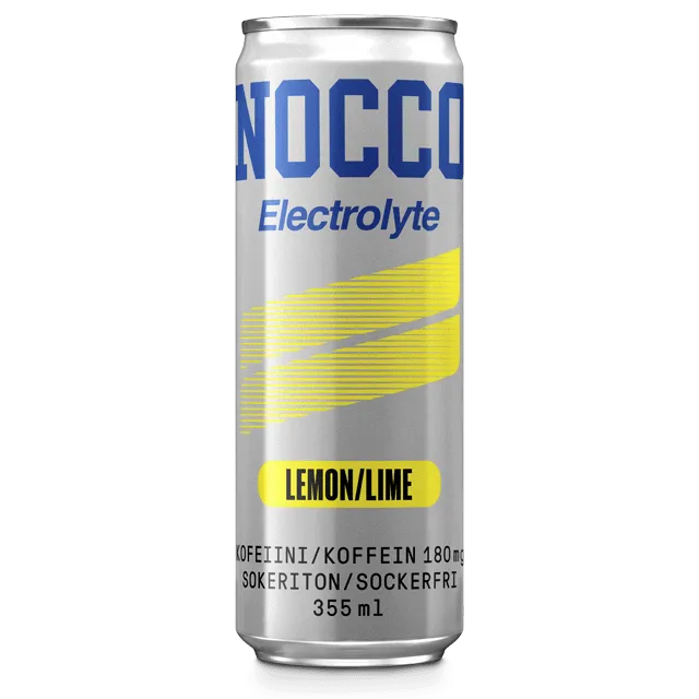 Nocco Electrolyte Lemon-Lime - carbonated drink, 355ml 24-pack