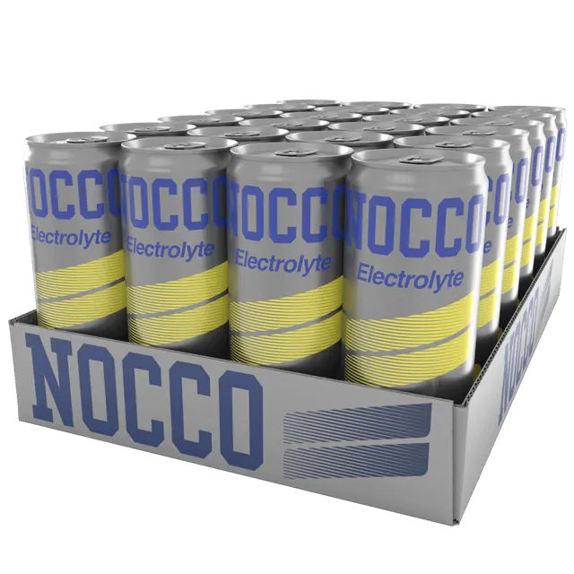 Nocco Electrolyte Lemon-Lime - carbonated drink, 355ml 24-pack