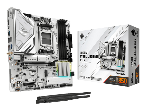 ASROCK B850M Steel Legend WiFi AM5 DDR5 mATX - motherboard